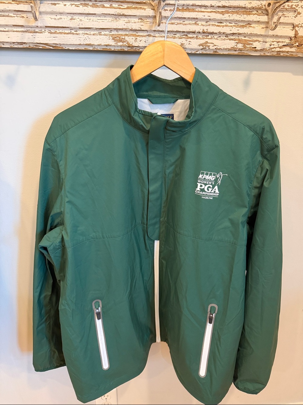Polo Golf Green PGA Championship Windbreaker Jacket Size Large